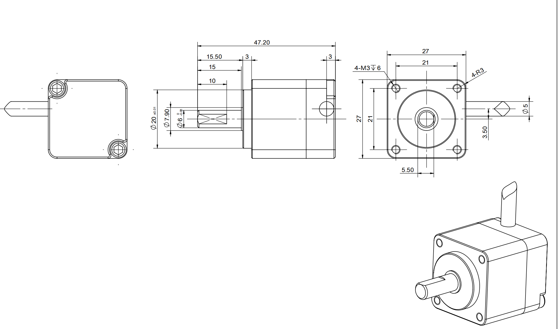 多圈絕對值編碼器27法蘭Modbus協(xié)議485接口絕對值編碼器